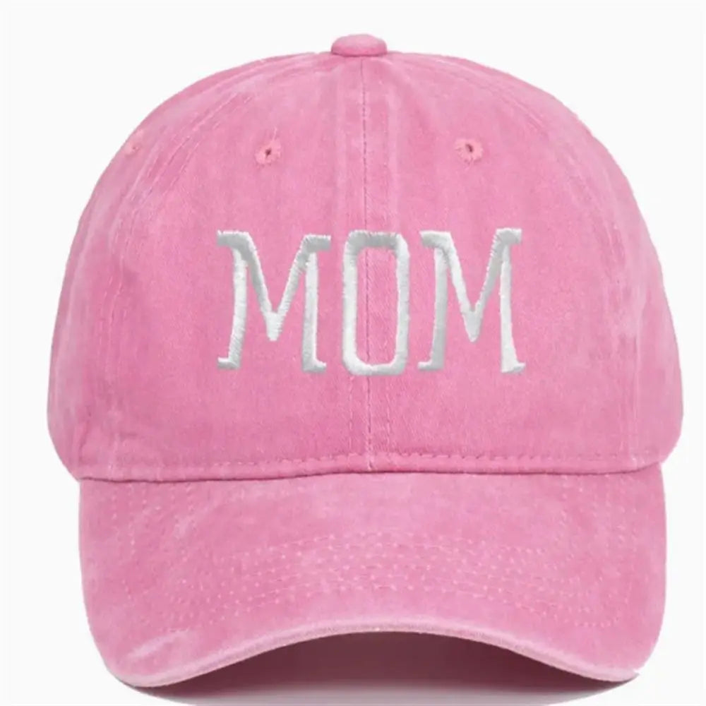 DRAVEN — DAD MOM Embroidered Cap – Unisex Cotton Street Style