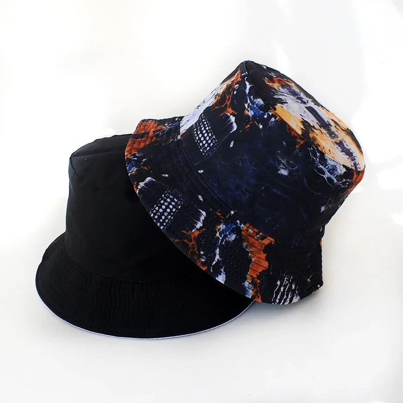 DRAVEN — Graffiti Reversible Bucket Hat – Unisex Street Style
