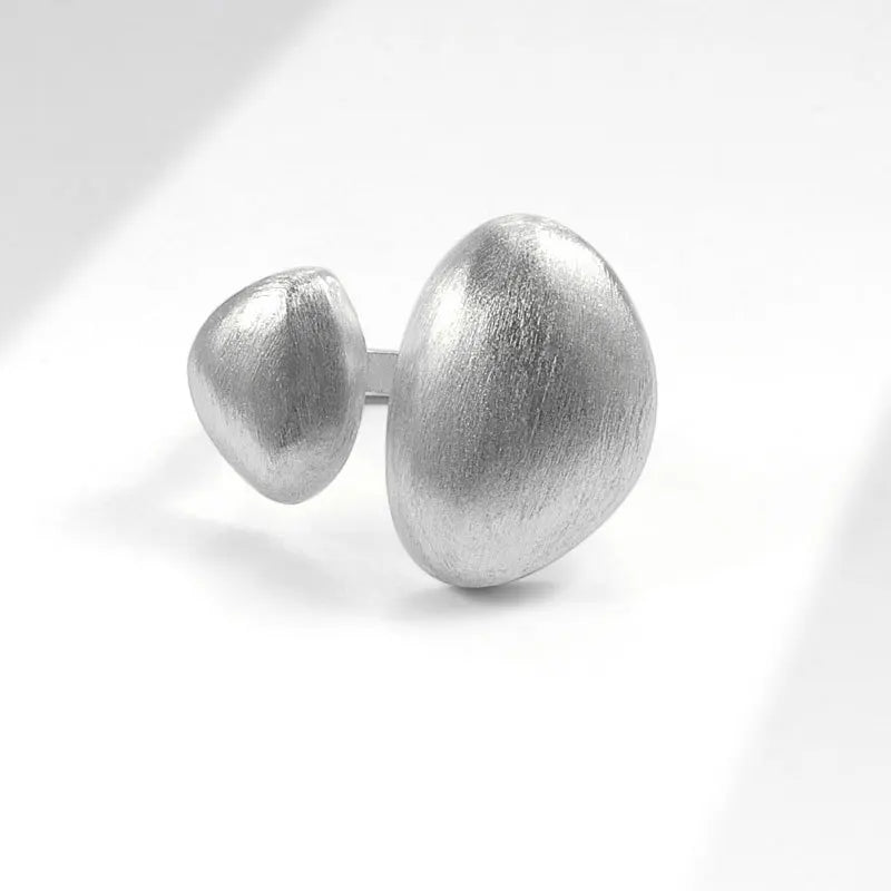 DRAVEN — Minimalist Double Oval Gold Ring