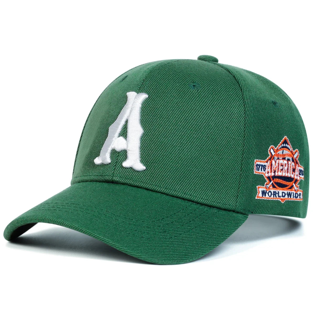 DRAVEN — A Letter Embroidered Cap – Unisex Casual Street Style