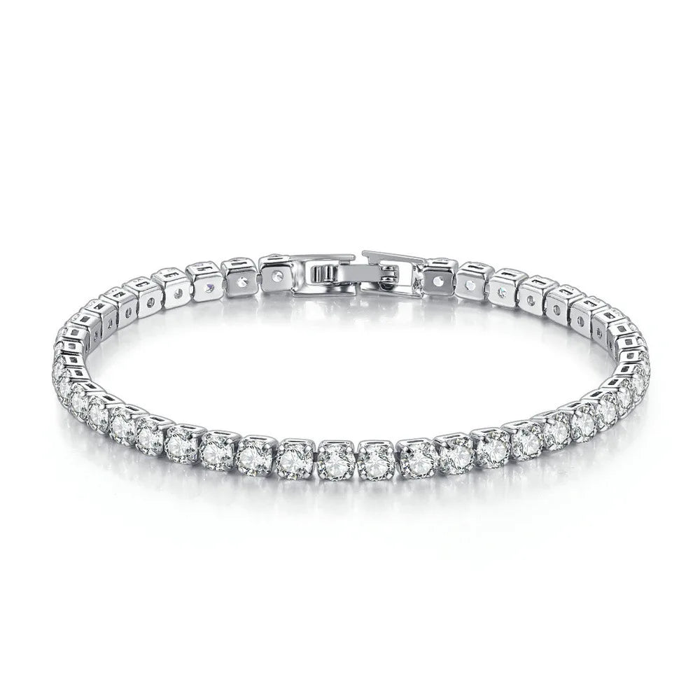 DRAVEN — 4MM Crystal Rhinestone Bracelet Set
