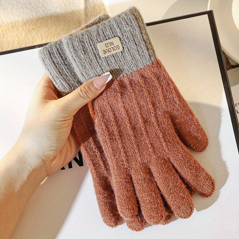 DRAVEN — Touchscreen Knitted Gloves – Unisex Winter Warm Style
