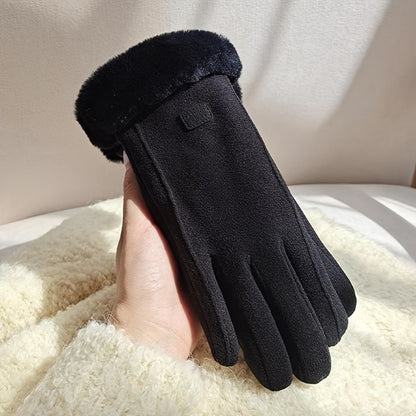Thick Winter Touchscreen Gloves – Unisex Outdoor Style