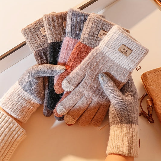DRAVEN — Touchscreen Knitted Gloves – Unisex Winter Warm Style — Gloves | DRAVEN
