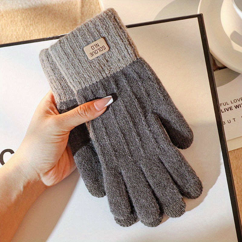 DRAVEN — Touchscreen Knitted Gloves – Unisex Winter Warm Style