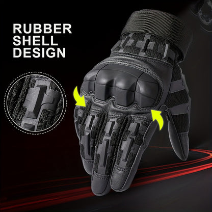 Non-Slip Outdoor Gloves – Windproof Adjustable Design