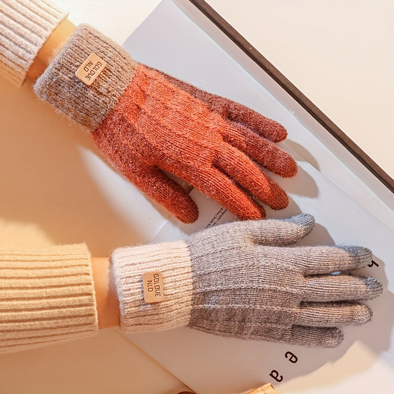 DRAVEN — Touchscreen Knitted Gloves – Unisex Winter Warm Style