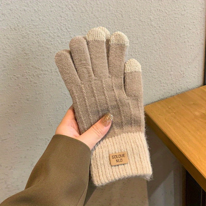 DRAVEN — Touchscreen Knitted Gloves – Unisex Winter Warm Style