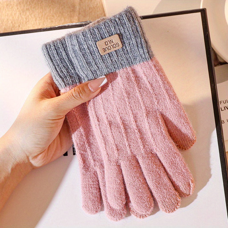 DRAVEN — Touchscreen Knitted Gloves – Unisex Winter Warm Style
