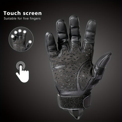 Non-Slip Outdoor Gloves – Windproof Adjustable Design