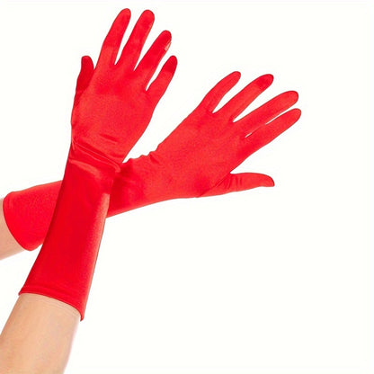 White Satin Dress Gloves – Elegant Bridal Wedding Style – Elegant Men's Accessory | Accessorio Uomo Elegante