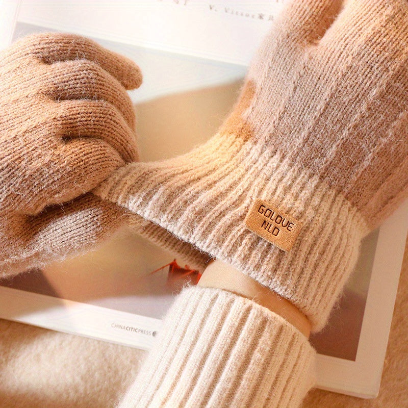 DRAVEN — Touchscreen Knitted Gloves – Unisex Winter Warm Style
