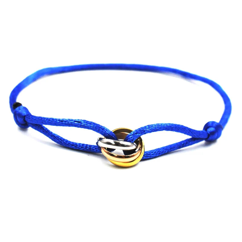 Unisex Rope Bracelet with Metal Buckle – Elegant Men's Accessory | Accessorio Uomo Elegante