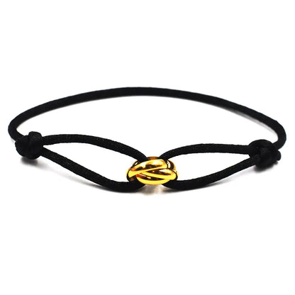 Unisex Rope Bracelet with Metal Buckle