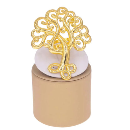 Luxury Gold Plated Statement Ring – Elegant Men's Accessory | Accessorio Uomo Elegante