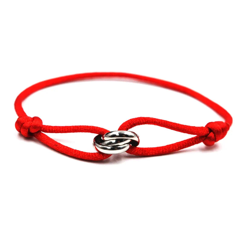 Unisex Rope Bracelet with Metal Buckle – Elegant Men's Accessory | Accessorio Uomo Elegante