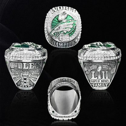 Rugby Eagles Championship Ring – Elegant Men's Accessory | Accessorio Uomo Elegante