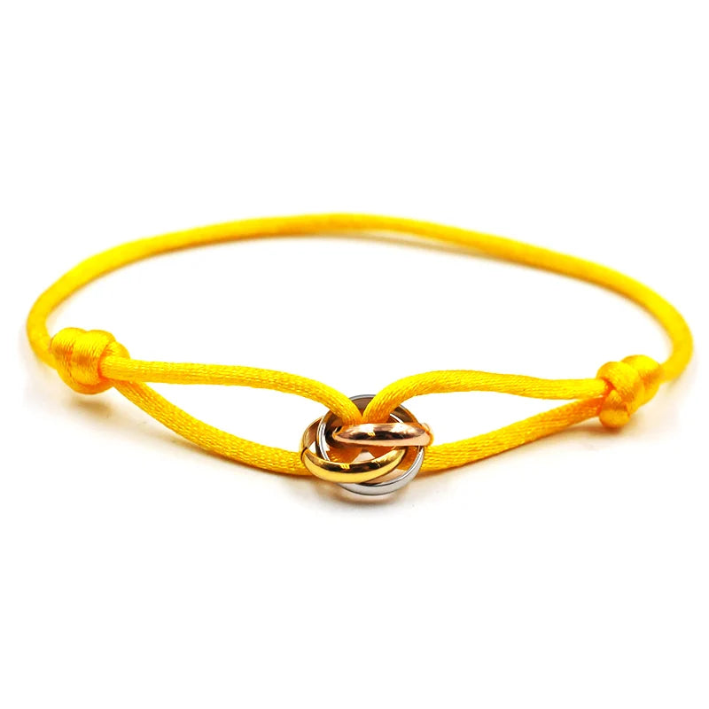 Unisex Rope Bracelet with Metal Buckle – Elegant Men's Accessory | Accessorio Uomo Elegante