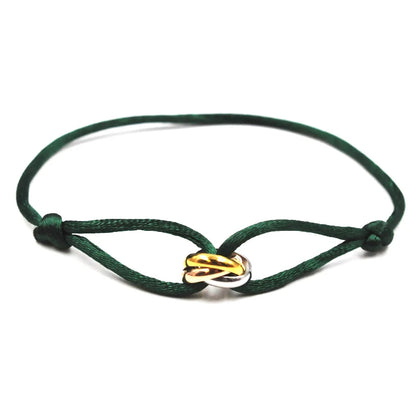 Unisex Rope Bracelet with Metal Buckle – Elegant Men's Accessory | Accessorio Uomo Elegante