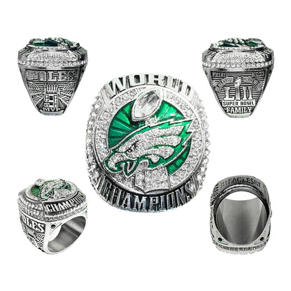 Rugby Eagles Championship Ring – Elegant Men's Accessory | Accessorio Uomo Elegante