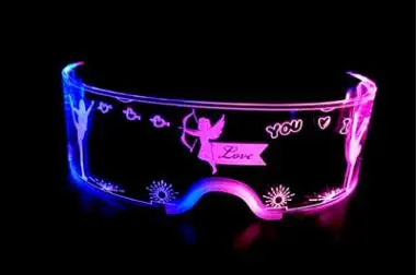 DRAVEN — LED Luminous Sunglasses – Futuristic Glow Party Eyewear