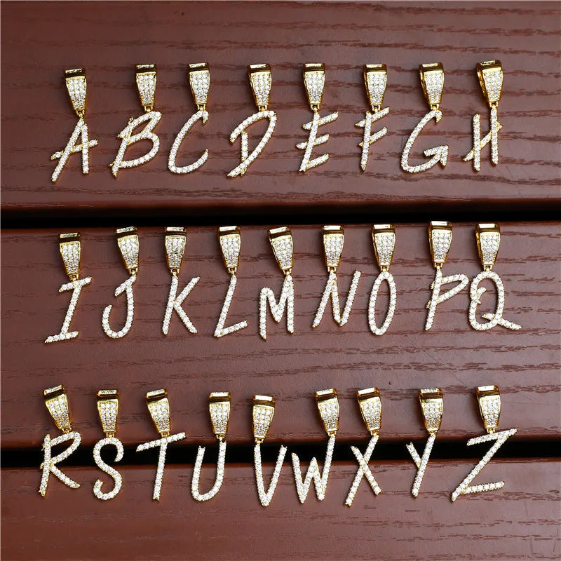 DRAVEN — Custom Name Pendant Necklace – Bold Brush Font Design