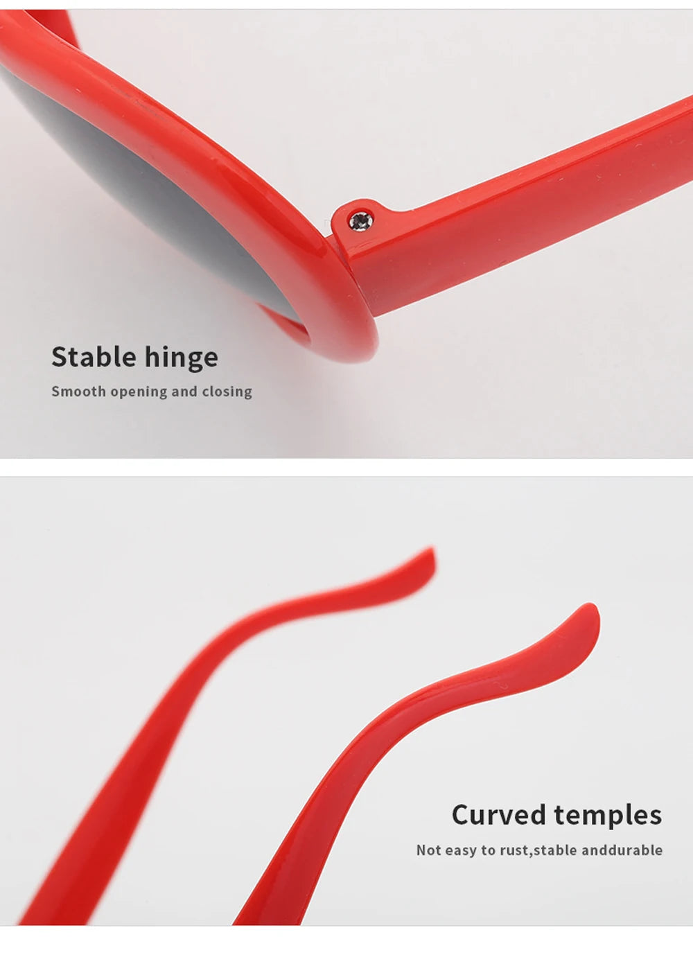 DRAVEN — Light-Reactive Heart Sunglasses – Color-Changing Love Shades