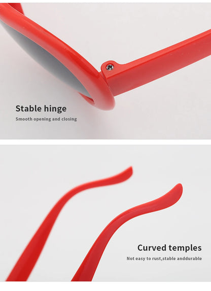 Light-Reactive Heart Sunglasses – Color-Changing Love Shades – Elegant Men's Accessory | Accessorio Uomo Elegante