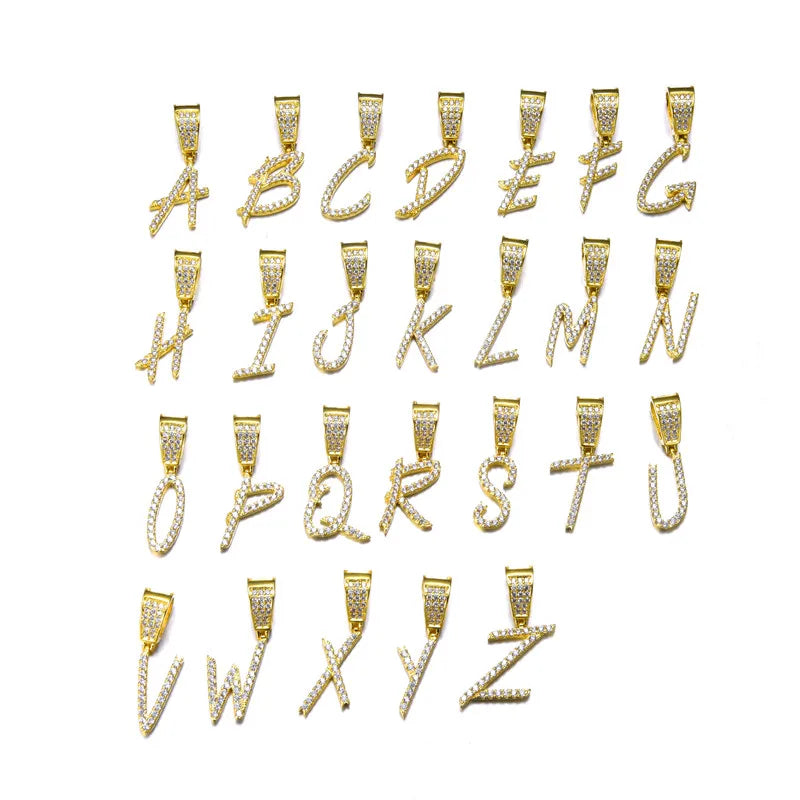 DRAVEN — Custom Name Pendant Necklace – Bold Brush Font Design