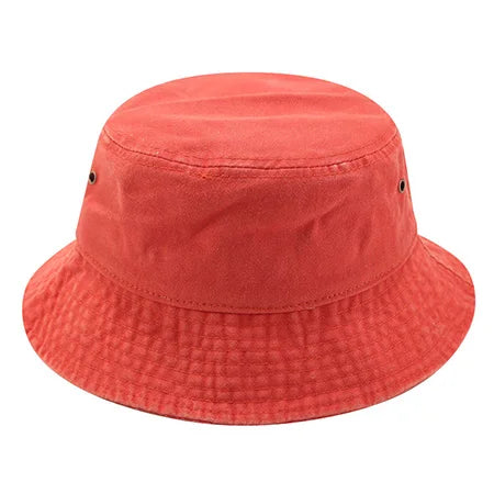 DRAVEN — 2025 Vintage Denim Bucket Hat – Washed Cotton Fisherman Style