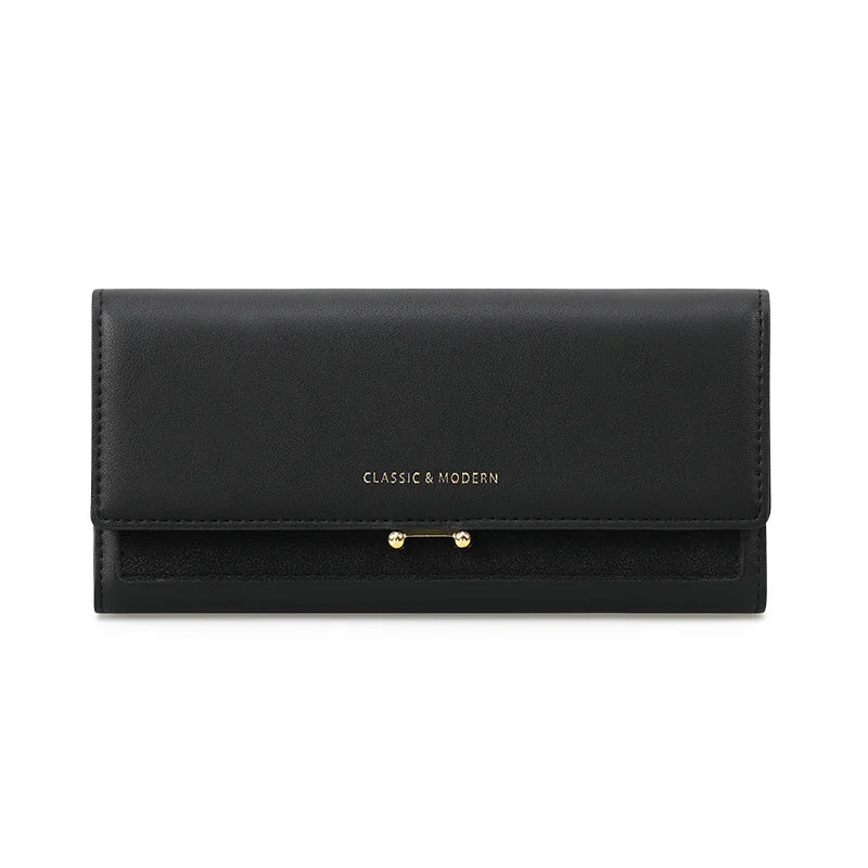 Luxury Long Wallet Women Large Capacity Clutch – Elegant Men's Accessory | Accessorio Uomo Elegante