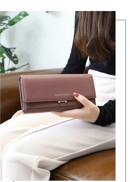Luxury Long Wallet Women Large Capacity Clutch – Elegant Men's Accessory | Accessorio Uomo Elegante