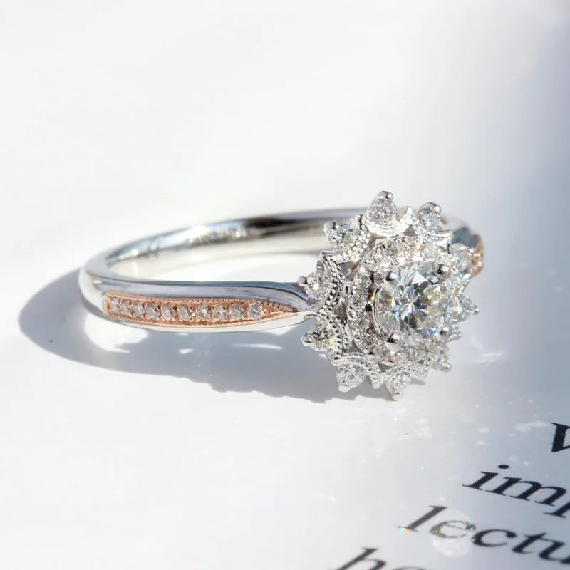 DRAVEN — Luxury 2 Carat Diamond Silver Ring