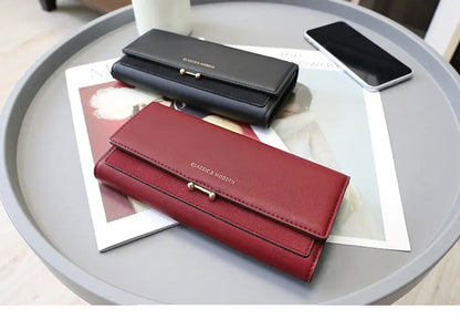 Luxury Long Wallet Women Large Capacity Clutch – Elegant Men's Accessory | Accessorio Uomo Elegante