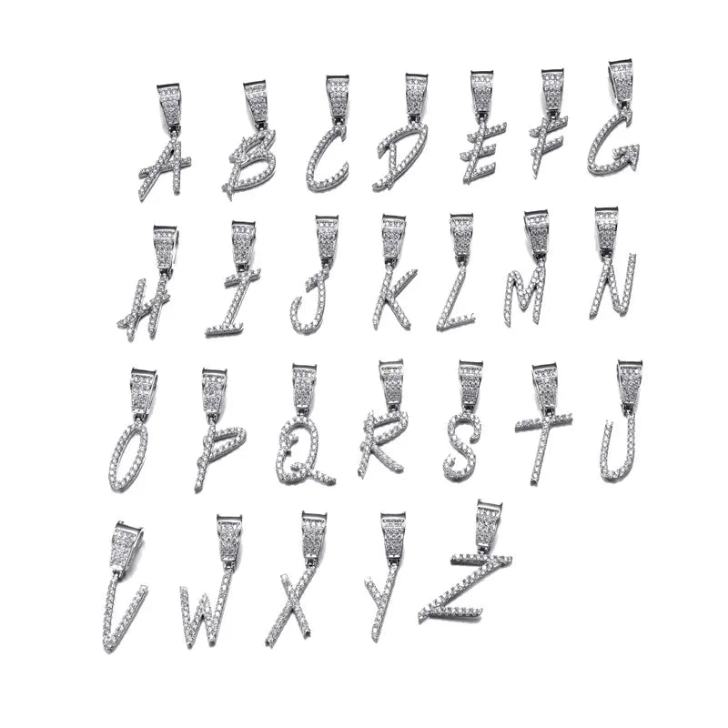 DRAVEN — Custom Name Pendant Necklace – Bold Brush Font Design