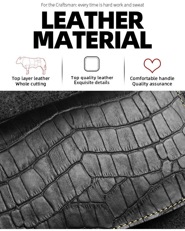 Handmade Genuine Leather Bifold Wallet Unisex Short Card Holder – Elegant Men's Accessory | Accessorio Uomo Elegante