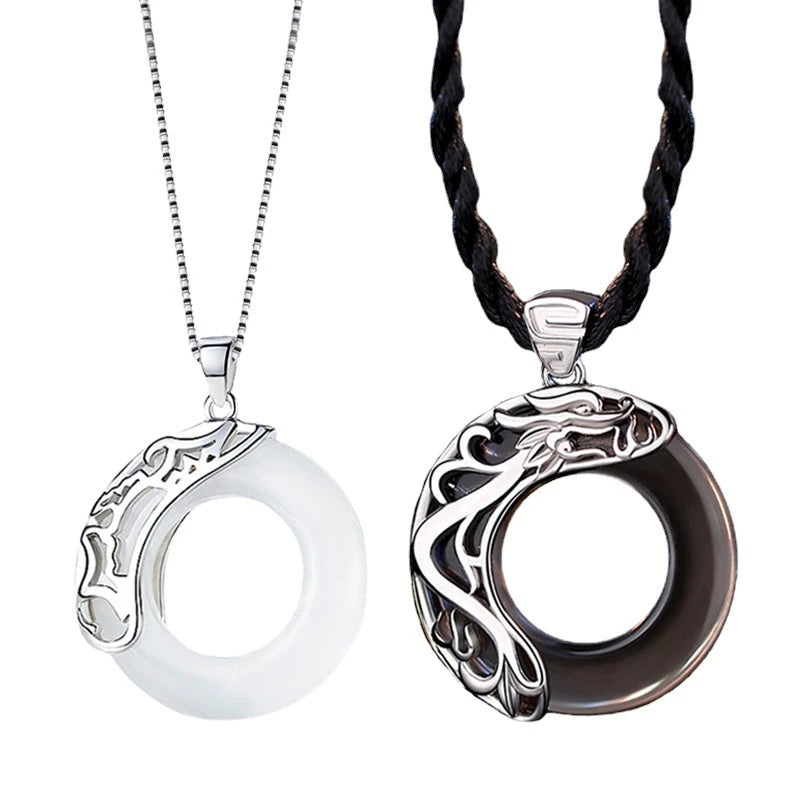 DRAVEN — Heaven Official’s Blessing Couple Necklace – Moonlight Pendant Jewelry for Lovers