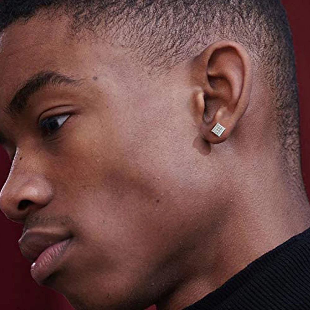 DRAVEN — Crystal Magnetic Zircon Ear Studs