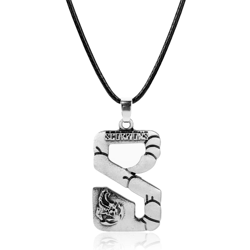 DRAVEN — Punk Rock Band Necklace – Gothic Music Pendant Chain for Men and Women