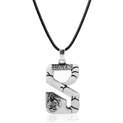 Punk Rock Band Necklace – Gothic Music Pendant Chain for Men and Women