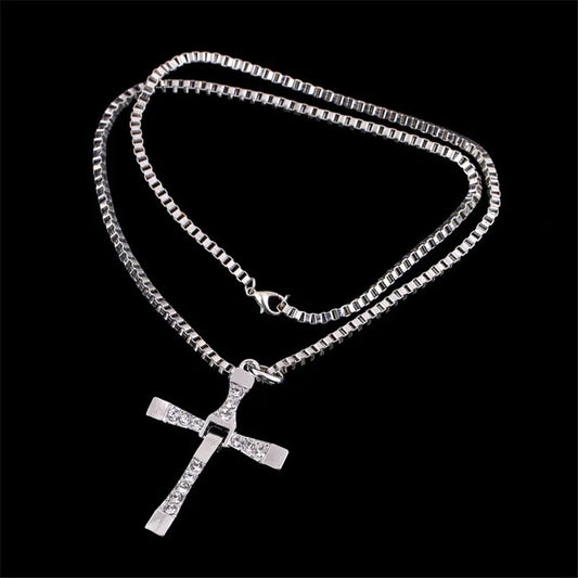 DRAVEN — Toretto Cross Pendant Necklace – Fast & Furious Inspired Jewelry for Men — Necklaces & Chains | DRAVEN