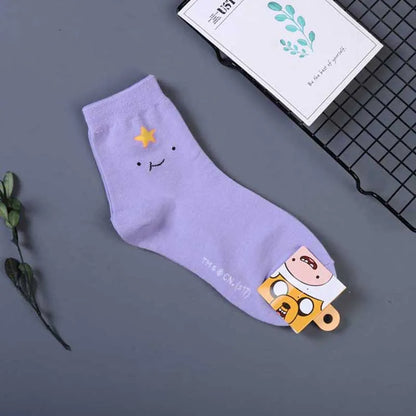 Women's Harajuku Ankle Socks – Cute Cartoon Street Style