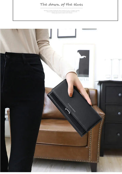 Luxury Long Wallet Women Large Capacity Clutch – Elegant Men's Accessory | Accessorio Uomo Elegante