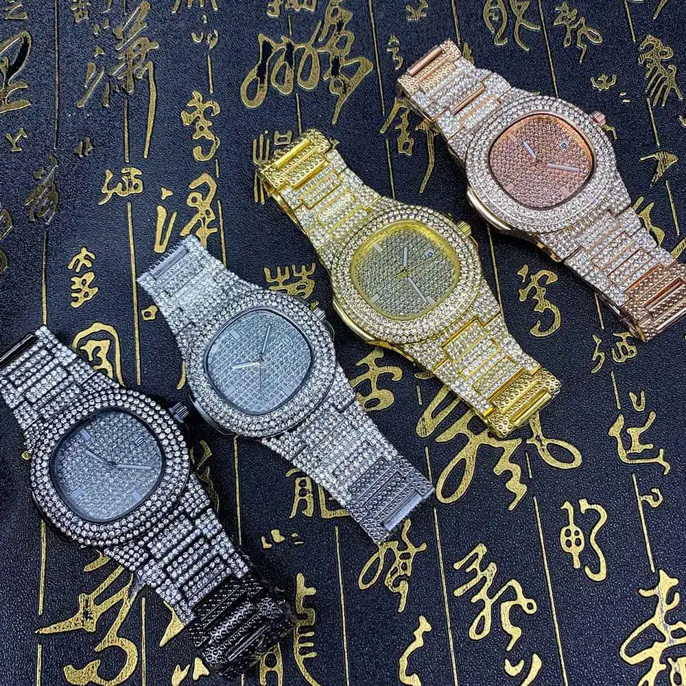 DRAVEN — Eternal Glow – Unisex Crystal-Accented Stainless Steel Watch