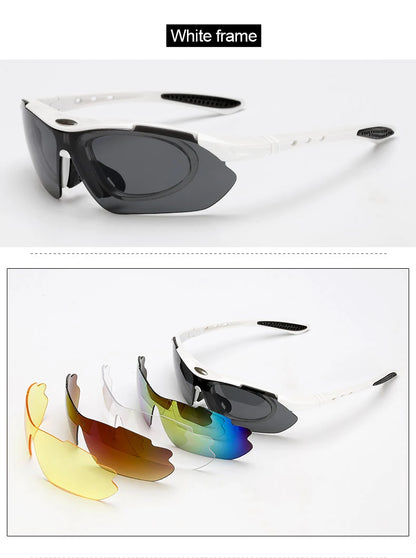 Cycling Sport Sunglasses – Road & Mountain Design – Elegant Men's Accessory | Accessorio Uomo Elegante