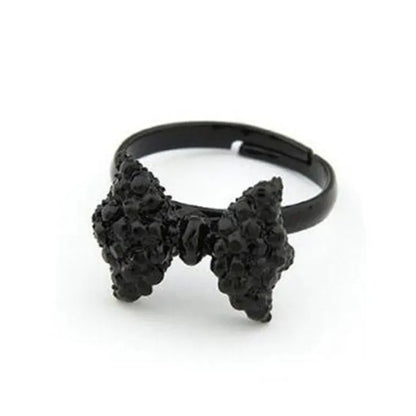 Black Rose Adjustable Flower Ring – Elegant Men's Accessory | Accessorio Uomo Elegante
