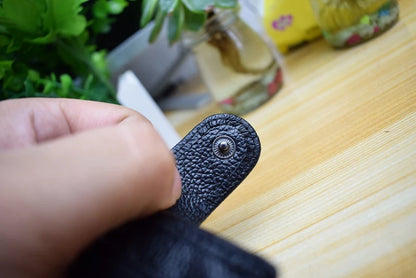 Genuine Leather Short Wallet Men Hasp Design – Elegant Men's Accessory | Accessorio Uomo Elegante