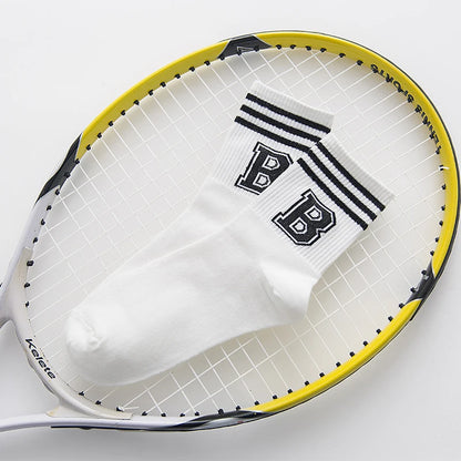 Letter Print Long Socks – Y2K Harajuku Punk Style