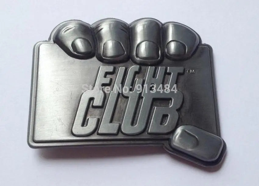 Fight Club Metal Belt Buckle – Elegant Men's Accessory | Accessorio Uomo Elegante