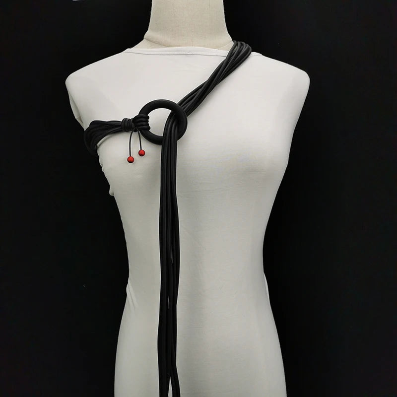 DRAVEN — Fashion PU Leather Strap Belt Women Adjustable Knot Design